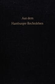 Cover von Aus dem Hamburger Rechtsleben.