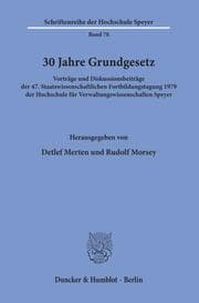 Cover von 30 Jahre Grundgesetz.
