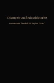 Cover von Völkerrecht und Rechtsphilosophie.