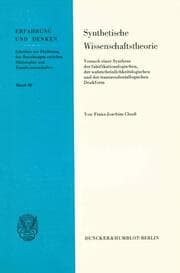 Cover von Synthetische Wissenschaftstheorie.