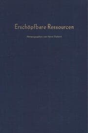 Cover von Erschöpfbare Ressourcen.