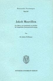 Cover von Jakob Mauvillon.