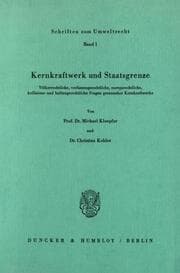 Cover von Kernkraftwerk und Staatsgrenze.