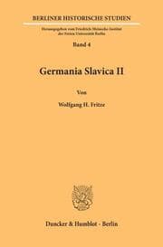 Cover von Germania Slavica II.