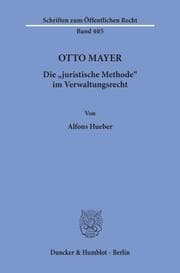 Cover von Otto Mayer.
