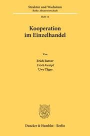 Cover von Kooperation im Einzelhandel.