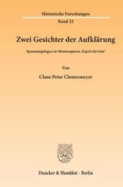 Cover von Zwei Gesichter der Aufklärung.