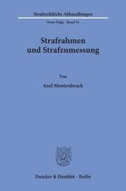 Cover von Strafrahmen und Strafzumessung.