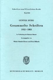 Cover von Gesammelte Schriften 1952 - 1983.
