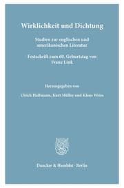 Cover von Wirklichkeit und Dichtung.