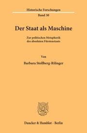 Cover von Der Staat als Maschine.