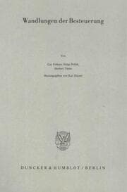 Cover von Wandlungen der Besteuerung.