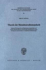 Cover von Theorie der Menschenrechtsstandards.