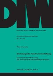 Cover von Entwicklungshilfe, Ausfuhr und Beschäftigung.
