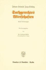 Cover von Sachgerechtes Wirtschaften.