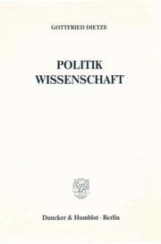 Cover von Politik - Wissenschaft.