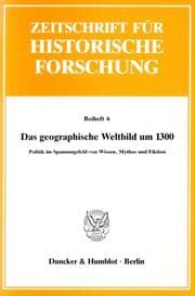 Cover von Das geographische Weltbild um 1300.