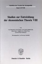 Cover von Deutsche Nationalökonomie in der Zwischenkriegszeit.
