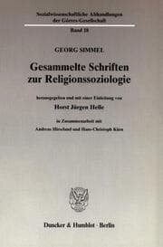 Cover von Gesammelte Schriften zur Religionssoziologie.