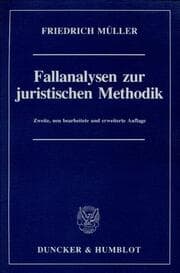 Cover von Fallanalysen zur juristischen Methodik.