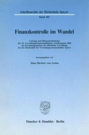 Cover von Finanzkontrolle im Wandel.