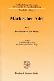 Cover von Märkischer Adel.