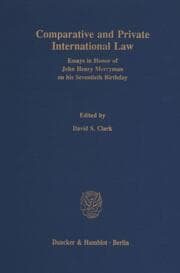 Cover von Comparative and Private International Law.