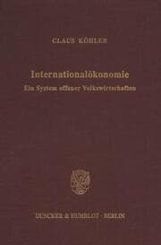Cover von Internationalökonomie.