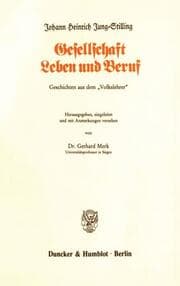 Cover von Gesellschaft, Leben und Beruf.