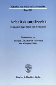 Cover von Arbeitskampfrecht.