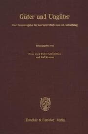 Cover von Güter und Ungüter.