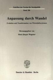Cover von Anpassung durch Wandel.