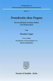 Cover von Demokratie ohne Dogma.