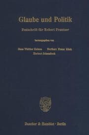 Cover von Glaube und Politik.
