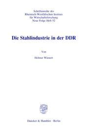 Cover von Die Stahlindustrie in der DDR.