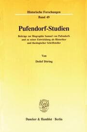 Cover von Pufendorf-Studien.