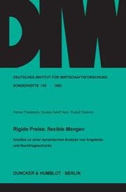 Cover von Rigide Preise, flexible Mengen.