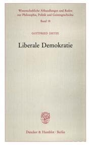 Cover von Liberale Demokratie.