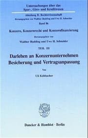 Cover von Darlehen an Konzernunternehmen.
