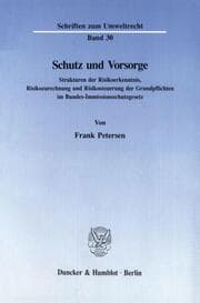 Cover von Schutz und Vorsorge.