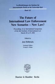 Cover von The Future of International Law Enforcement. New Scenarios - New Law?