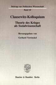 Cover von Clausewitz-Kolloquium.