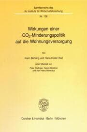 Cover von Wirkungen einer CO(2)-Minderungspolitik auf die Wohnungsversorgung.