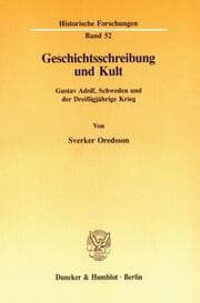 Cover von Geschichtsschreibung und Kult.