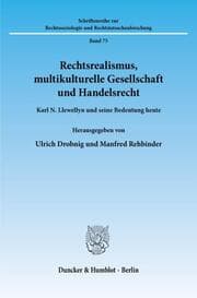 Cover von Rechtsrealismus, multikulturelle Gesellschaft und Handelsrecht.