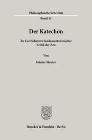 Cover von Der Katechon.