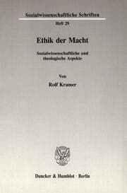 Cover von Ethik der Macht.