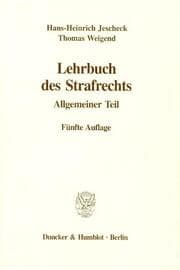Cover von Lehrbuch des Strafrechts