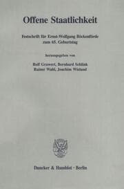 Cover von Offene Staatlichkeit.