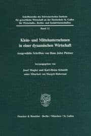 Cover von Klein- und Mittelunternehmen in einer dynamischen Wirtschaft.